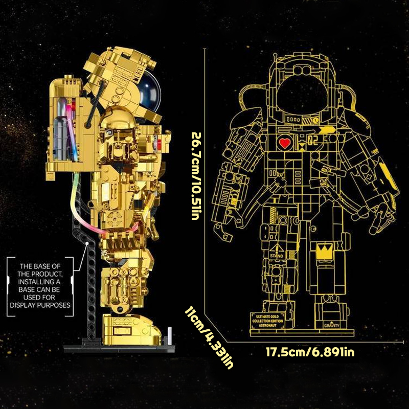 ZHEGAO GZ6256 Golden Space Astronaut 2 - MOULD KING
