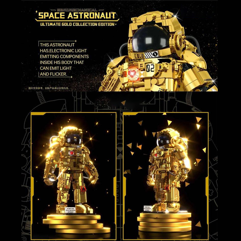 ZHEGAO GZ6256 Golden Space Astronaut 4 - MOULD KING