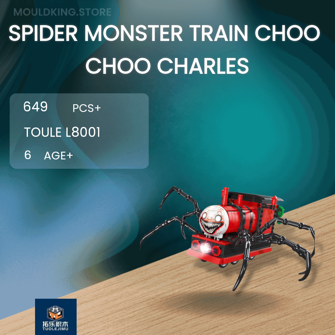 TUOLE Movies and Games L8001 Spider Monster Train Choo Choo Charles
