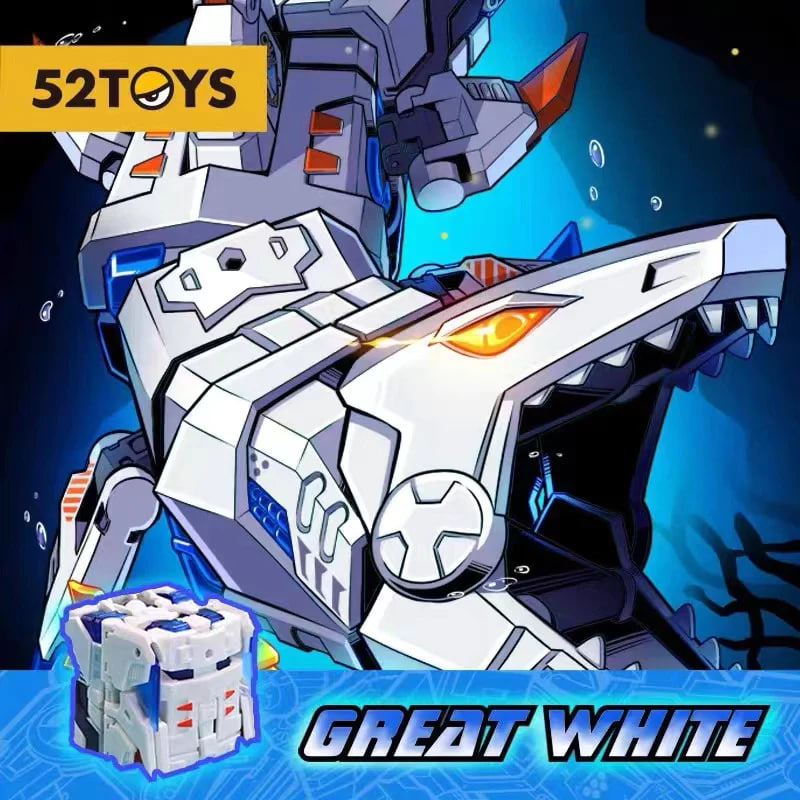 52TOYS BeastBox BB 17GW Great White Shark 5 - MOULD KING