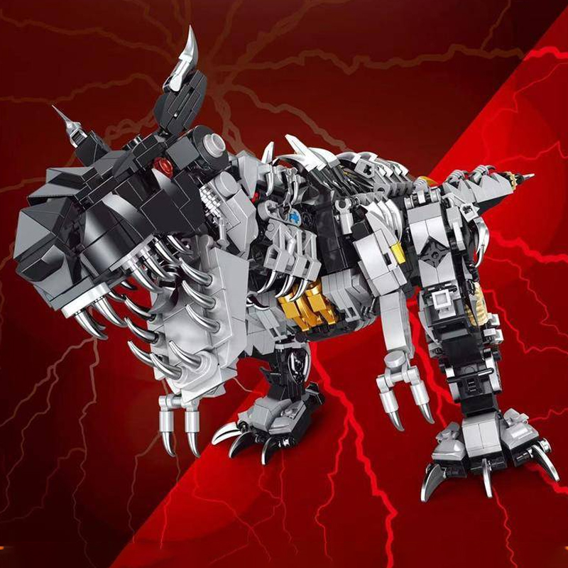 LWCK 60030 Ancient Beasts Mechanical Monster Dinosaur 4 - MOULD KING