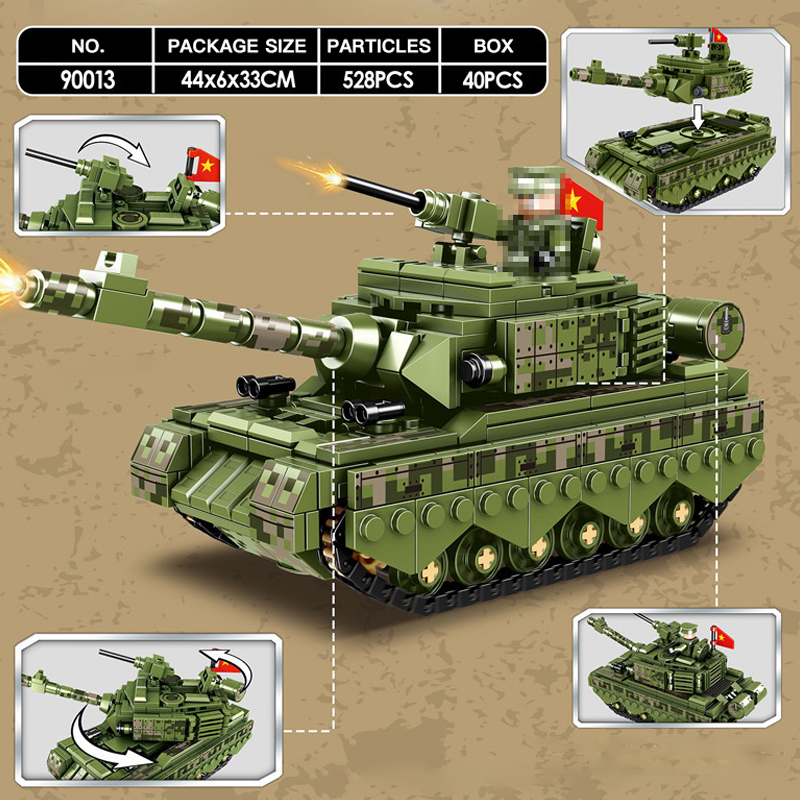 LWCK 90013 TYPE 99 Main Battle Tank 4 - MOULD KING