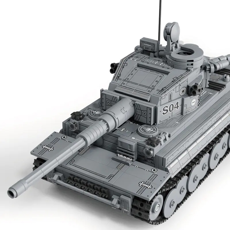 LWCK 90023 Flourishing Age Strengthen The Army Panzerkampfwagen Tiger Ausfuhrung E 2 - MOULD KING