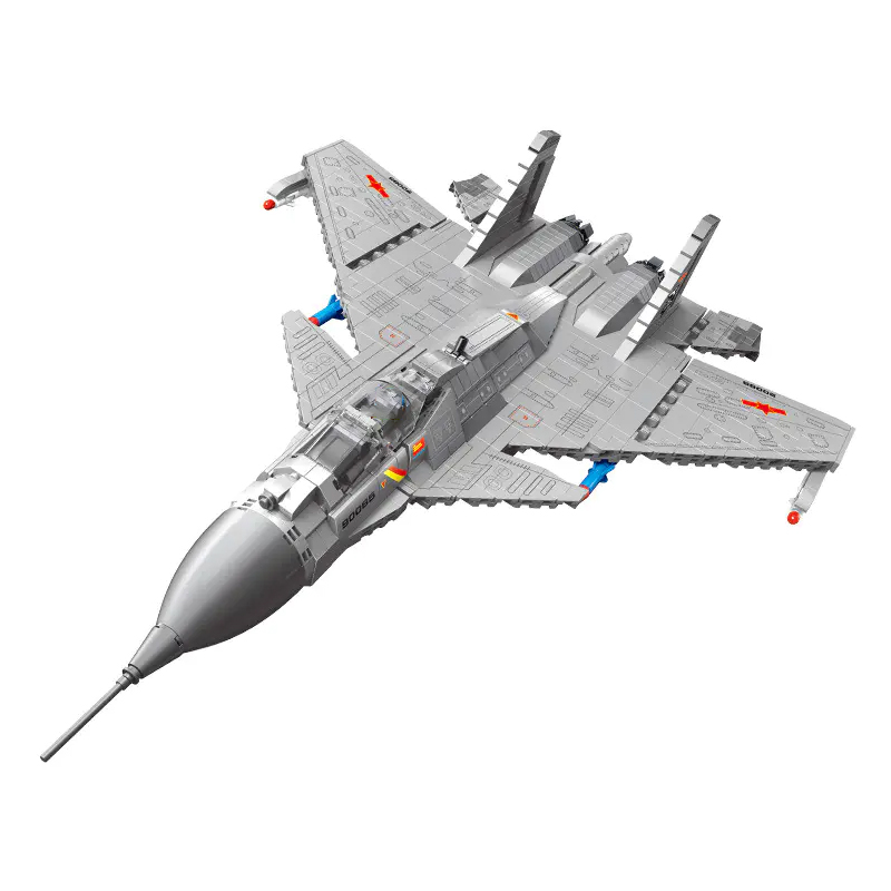 LWCK 90085 J15 Fighter Aircraft 2 - MOULD KING