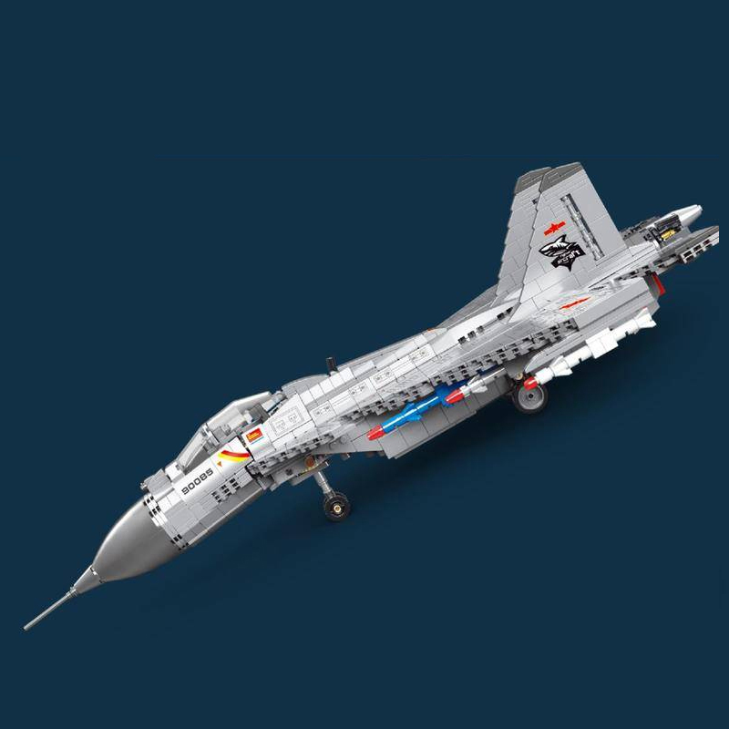 LWCK 90085 J15 Fighter Aircraft 4 - MOULD KING