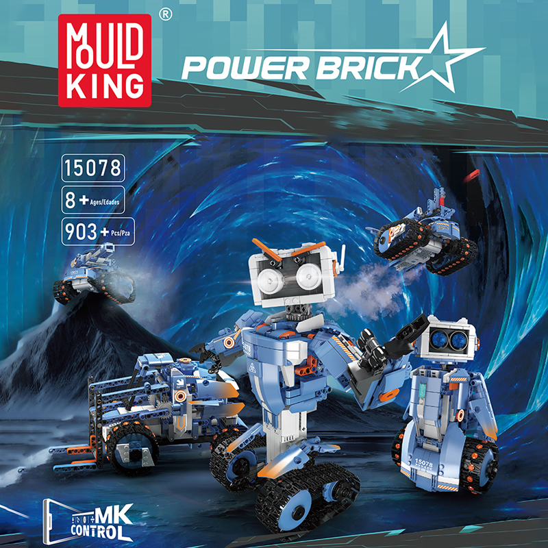 Mould King 15078 Motor Five Change Robot Carl 1 - MOULD KING