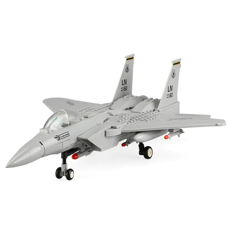 Wange 4004 F15 Eagle Fighter Military Aircraft 2 - MOULD KING