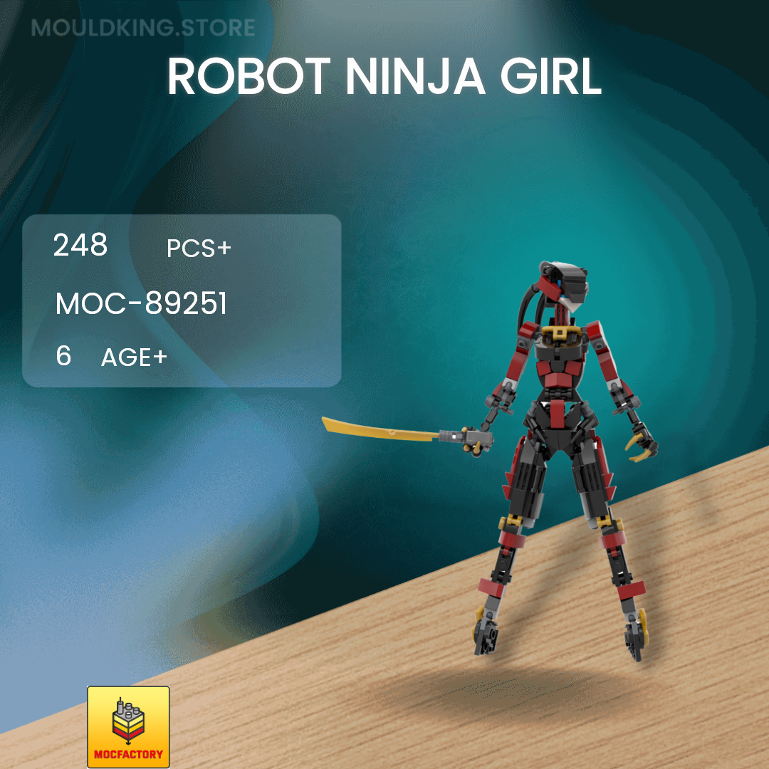 MOC Factory 89251 Robot Ninja Girl Creator Expert
