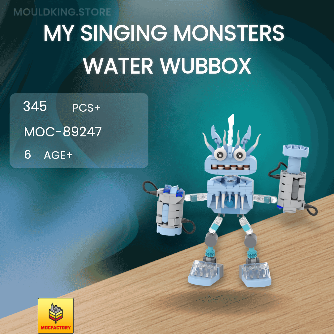 345 PCS MOC My Singing Monsters Building Blocks Wubbox Games Character Toy  Brick