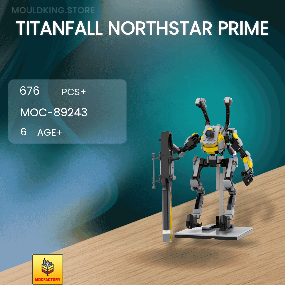 MOC Factory 89243 Titanfall Northstar Prime Movies and Games