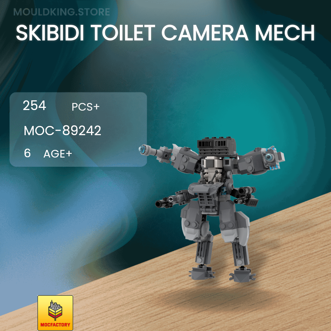 MOC Factory Movies and Games 89242 Skibidi Toilet Camera Mech