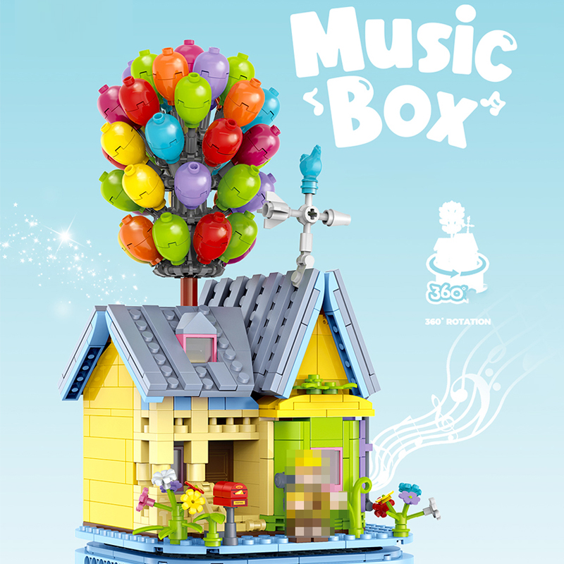 GULY 60504 Flying House Music Box 2 - MOULD KING