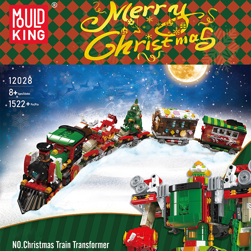Mould King 12028 Christmas Train Transformer Robot 1 - MOULD KING