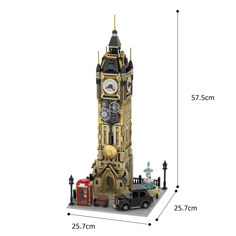 Pantasy 85008 Steampunk Clock Tower 5 - MOULD KING