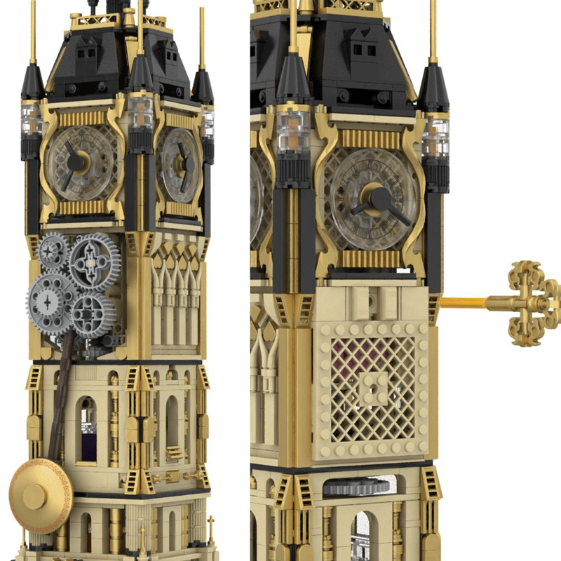 Pantasy 85008 Steampunk Clock Tower 8 - MOULD KING