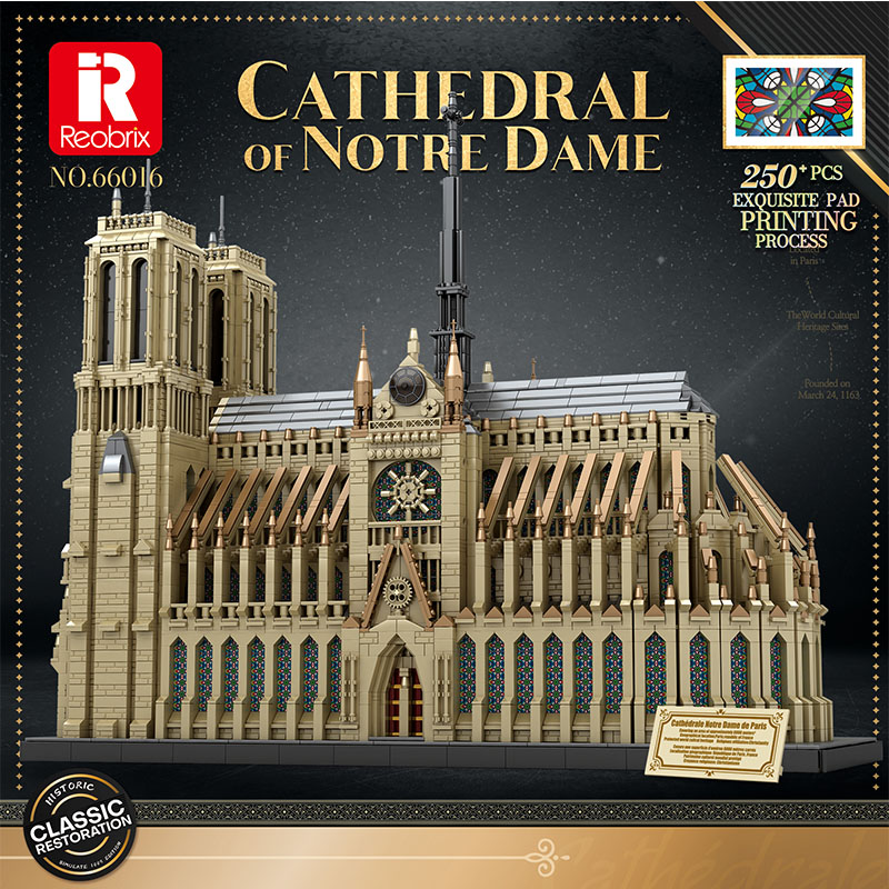 Reobrix 66016 Cathedral Of Notre Dame 1 - MOULD KING