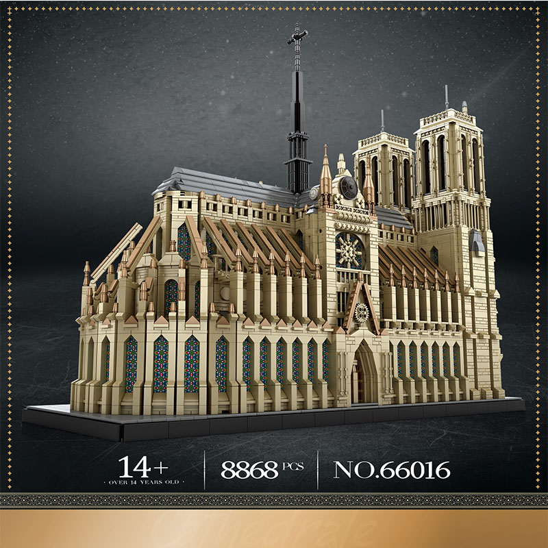 Reobrix 66016 Cathedral Of Notre Dame 4 - MOULD KING