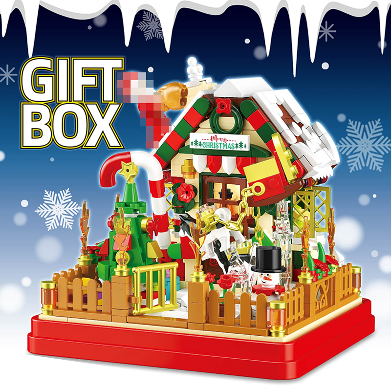 ZHEGAO 662023 Gift Box Christmas House 1 1 - MOULD KING
