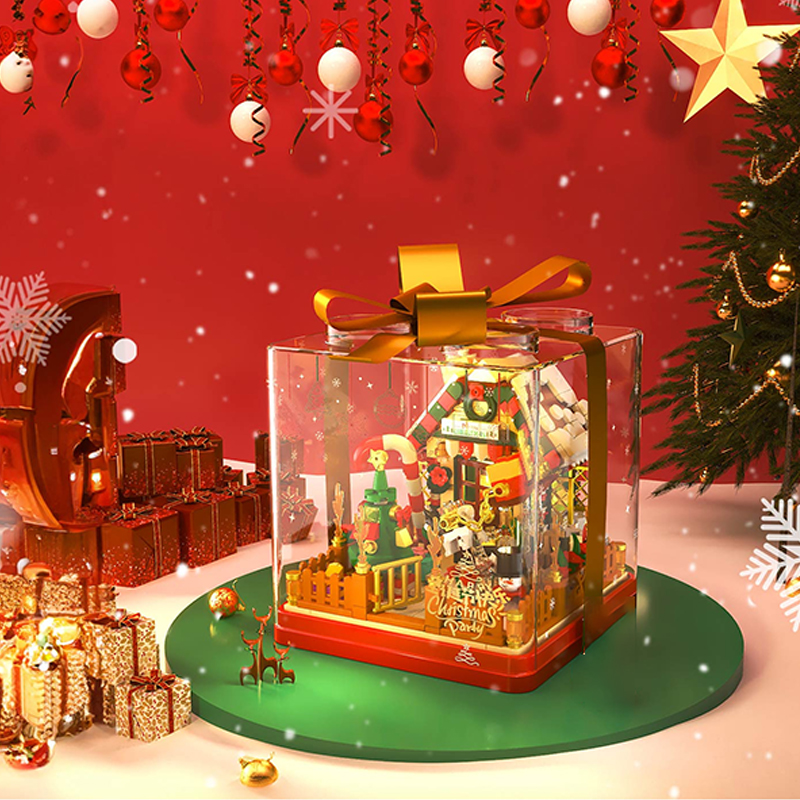 ZHEGAO 662023 Gift Box Christmas House 4 1 - MOULD KING