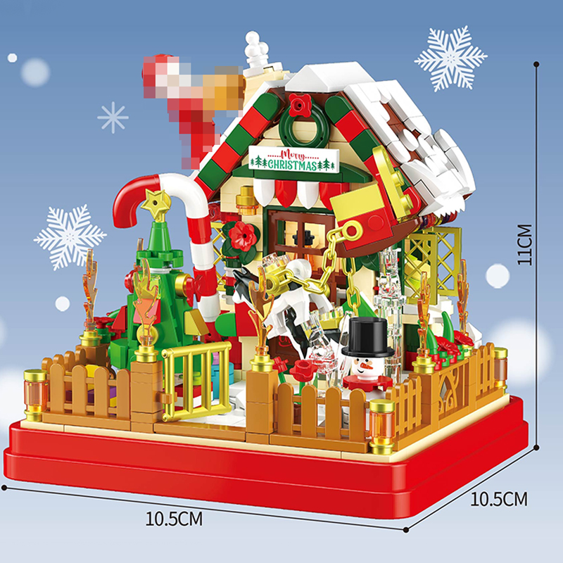 ZHEGAO 662023 Gift Box Christmas House 5 - MOULD KING