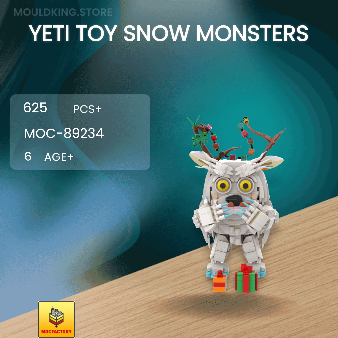 MOC Factory Creator Expert 89234 Yeti Toy Snow Monsters