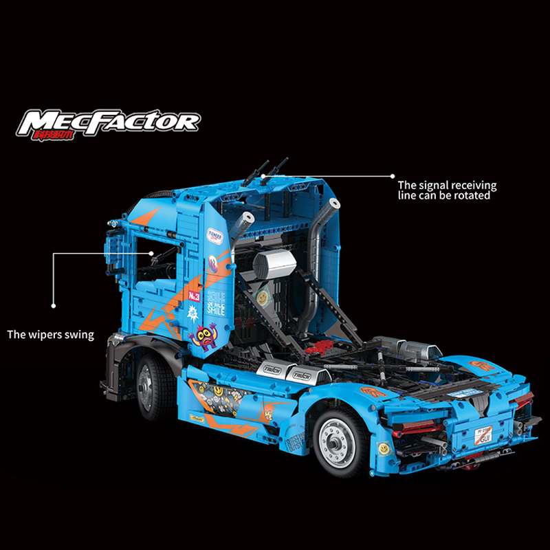 Decool 33016 Telecontrol Truck With Motor 2 - MOULD KING