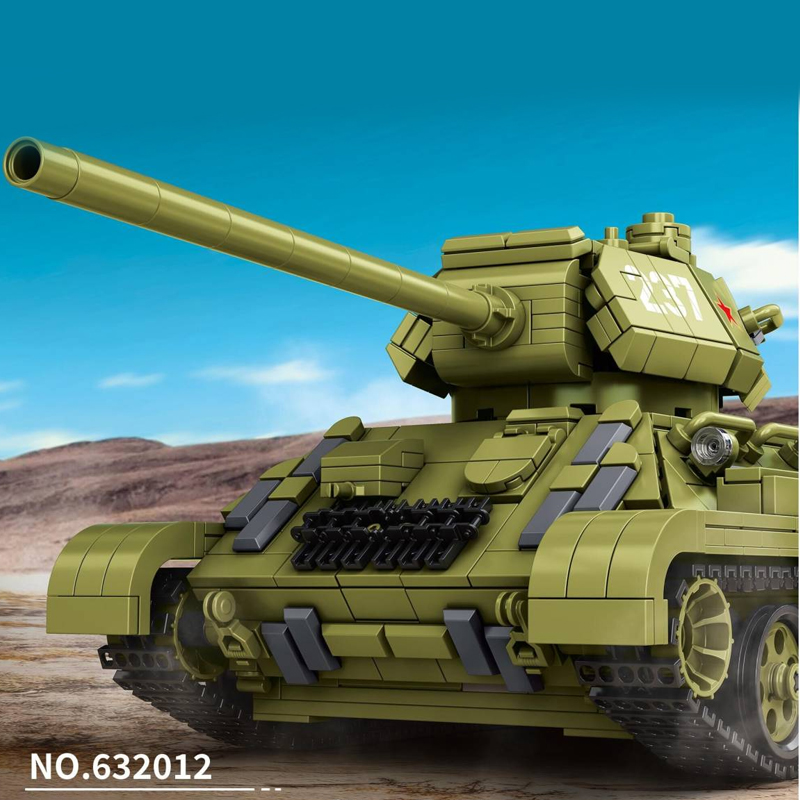 PANLOS 632012 T 34 Tank 3 1 - MOULD KING