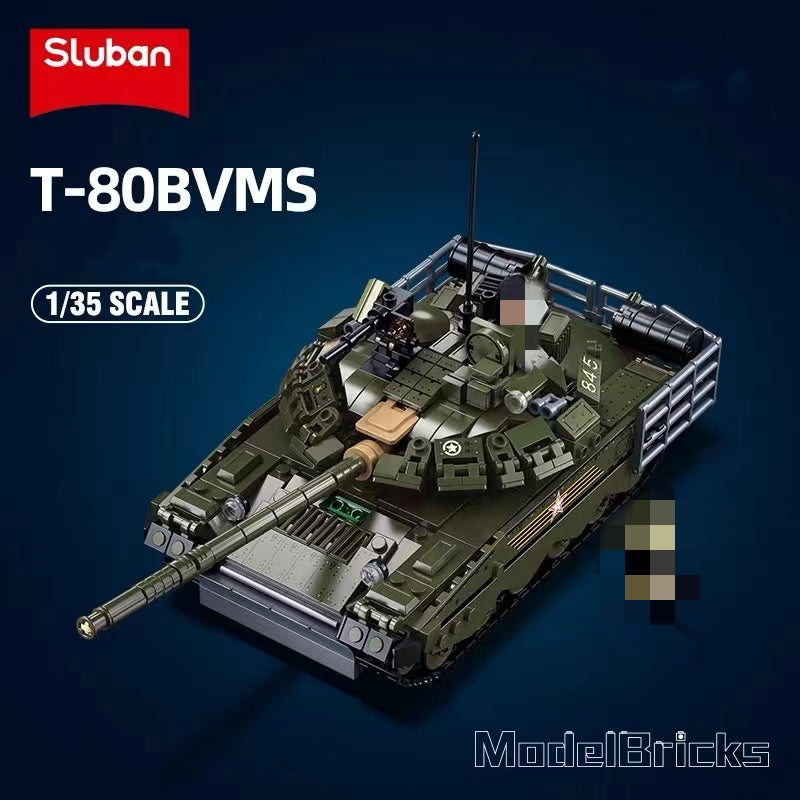 SLUBAN M38 B1178 T 80BVMS Tank 1 - MOULD KING