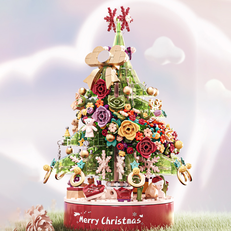 MANGE 9189 Christmas Tree Music Box 1 - MOULD KING