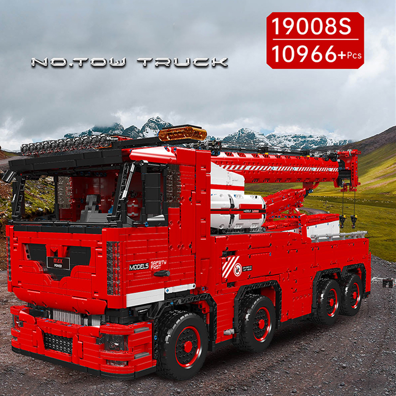 Mould King 19008S Tow Truck MKII With Motor 1 - MOULD KING