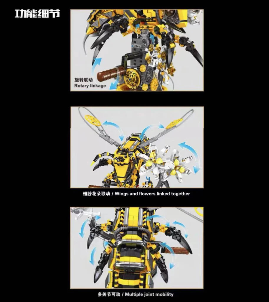 Small Angle JD015 Machinery Wasp 2 - MOULD KING