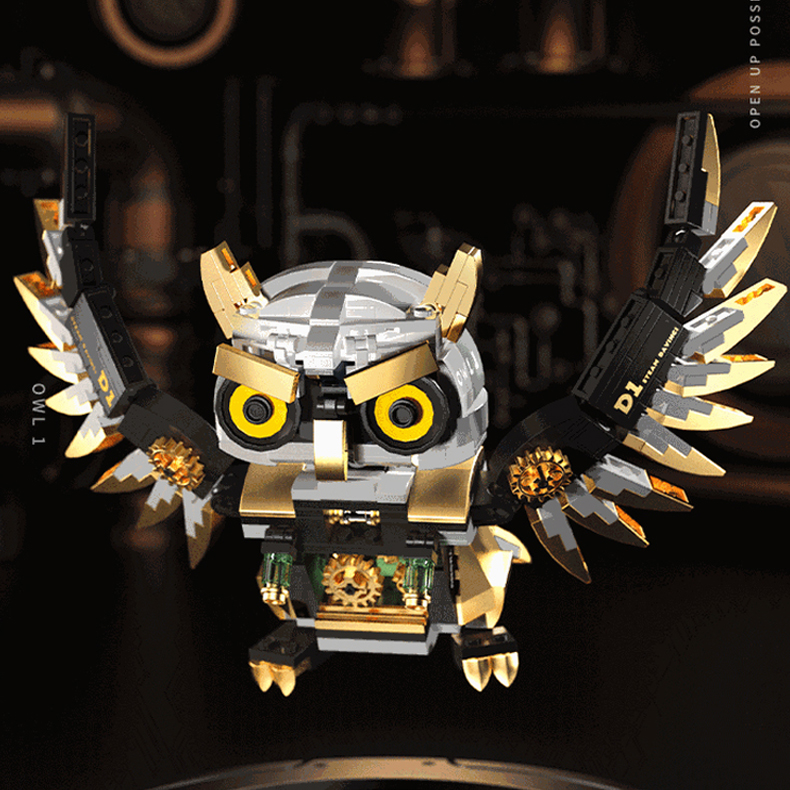 TUOMU T7003 Steam Davinci Owl 1 - MOULD KING