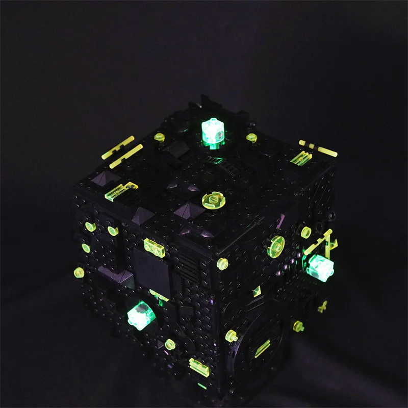 YOURBRICKS 60001 Star Trek Borg Cube with Lights 3 - MOULD KING