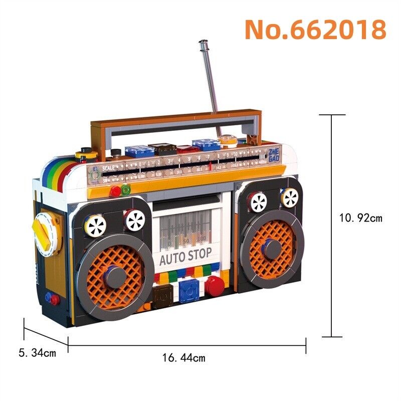 ZHEGAO 662018 Back To The 1990s Radio 4 - MOULD KING
