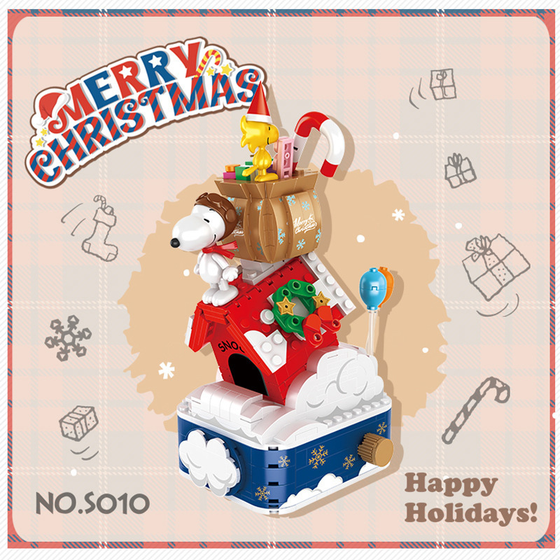 CACO S010 Snoopy Gingerbread House 1 - MOULD KING