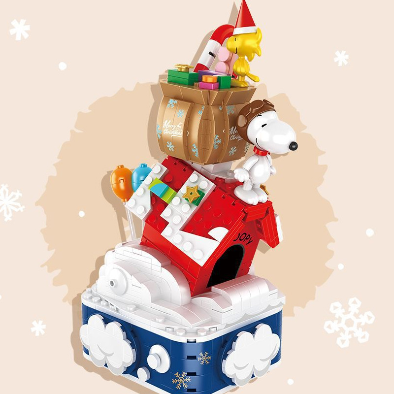 CACO S010 Snoopy Gingerbread House 3 - MOULD KING