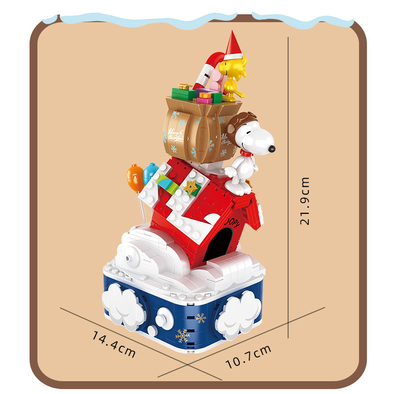 CACO S010 Snoopy Gingerbread House 4 - MOULD KING
