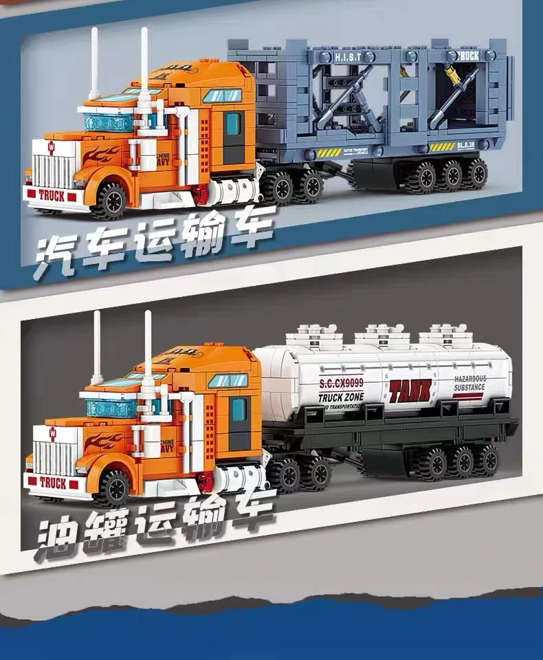 KAZI 98272 Multi Purpose Container Truck 1 - MOULD KING