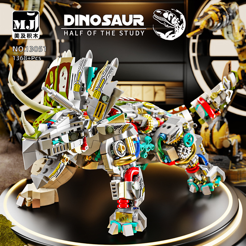 MJI 13051 Semi mechanical Triceratops Monster 3 - MOULD KING