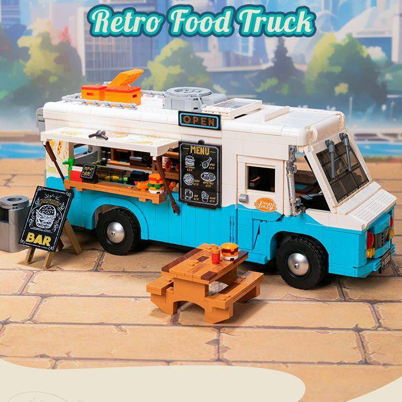 Pantasy 85011 Retro Food Truck 3 - MOULD KING