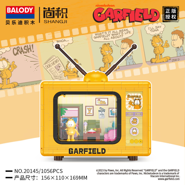 BALODY 20145 Garfield Television 1 - MOULD KING