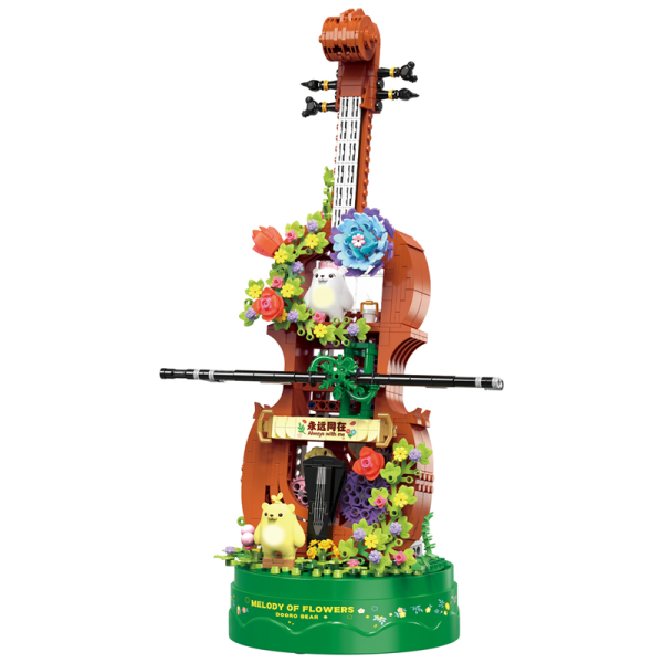 ZHEGAO 661006 Sprout Bear Succulent Violin 2 1 - MOULD KING